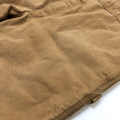 【現状渡し品】【メンズ】 Carhartt カーハート ダック地 オーバーオール ボトムス オールインワン ワークパンツ ワークウェア 古着 157-251016-rs-07-fur カラー：キャメル系 万代Net店