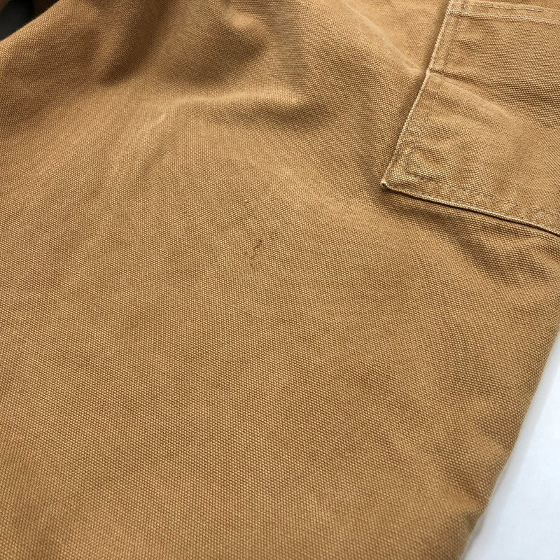 【現状渡し品】【メンズ】 Carhartt カーハート ダック地 オーバーオール ボトムス オールインワン ワークパンツ ワークウェア 古着 157-251016-rs-07-fur カラー：キャメル系 万代Net店
