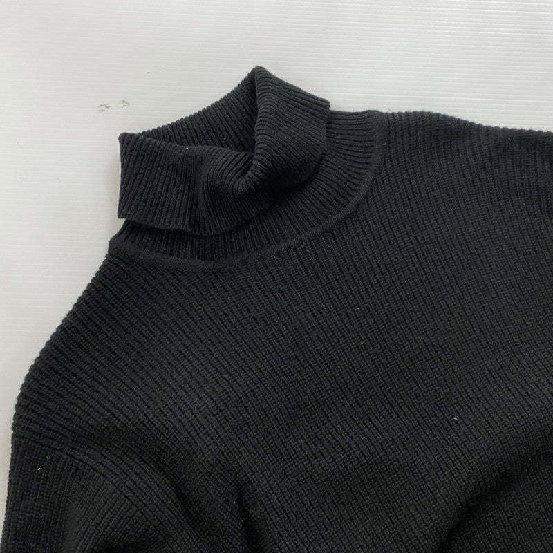 【中古品】【メンズ】 SHIPS シップス SCOTTISH LAMBS WOOL TURTLENECK KNIT D-TK9044 スコティッシュラム ウール タートルネック ニット 長袖 トップス セーター 147-251125-yo-16-tei サイズ：42 カラー：ブラック 万代Net店