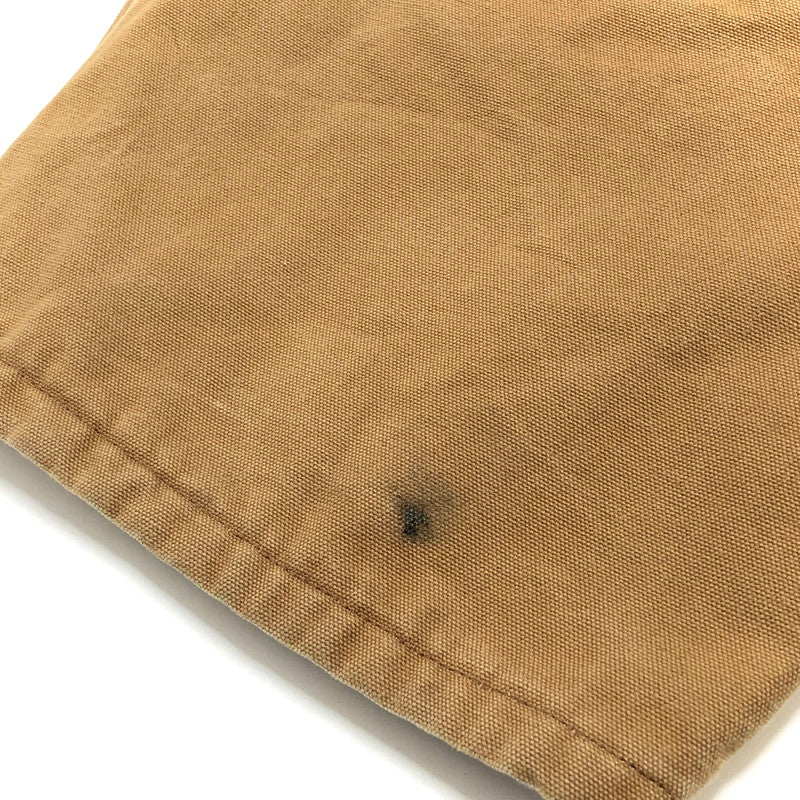 【現状渡し品】【メンズ】 Carhartt カーハート ダック地 オーバーオール ボトムス オールインワン ワークパンツ ワークウェア 古着 157-251016-rs-07-fur カラー：キャメル系 万代Net店