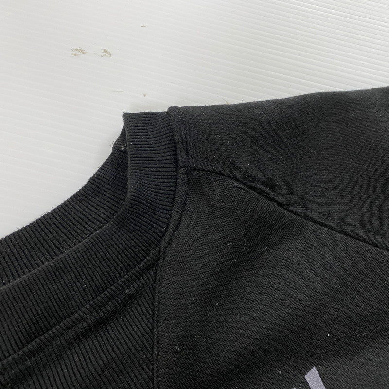 【中古品】【メンズ】 UNKNOWN WHY MEN ARE SCARED OF YOU PRINT SWEAT プリント スウェット 長袖 トップス トレーナー 147-251125-yo-17-tei サイズ：L カラー：ブラック 万代Net店