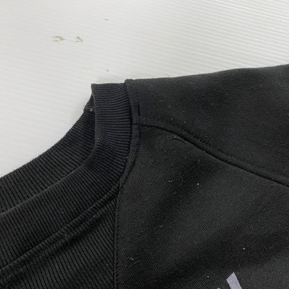 【中古品】【メンズ】 UNKNOWN WHY MEN ARE SCARED OF YOU PRINT SWEAT プリント スウェット 長袖 トップス トレーナー 147-251125-yo-17-tei サイズ：L カラー：ブラック 万代Net店