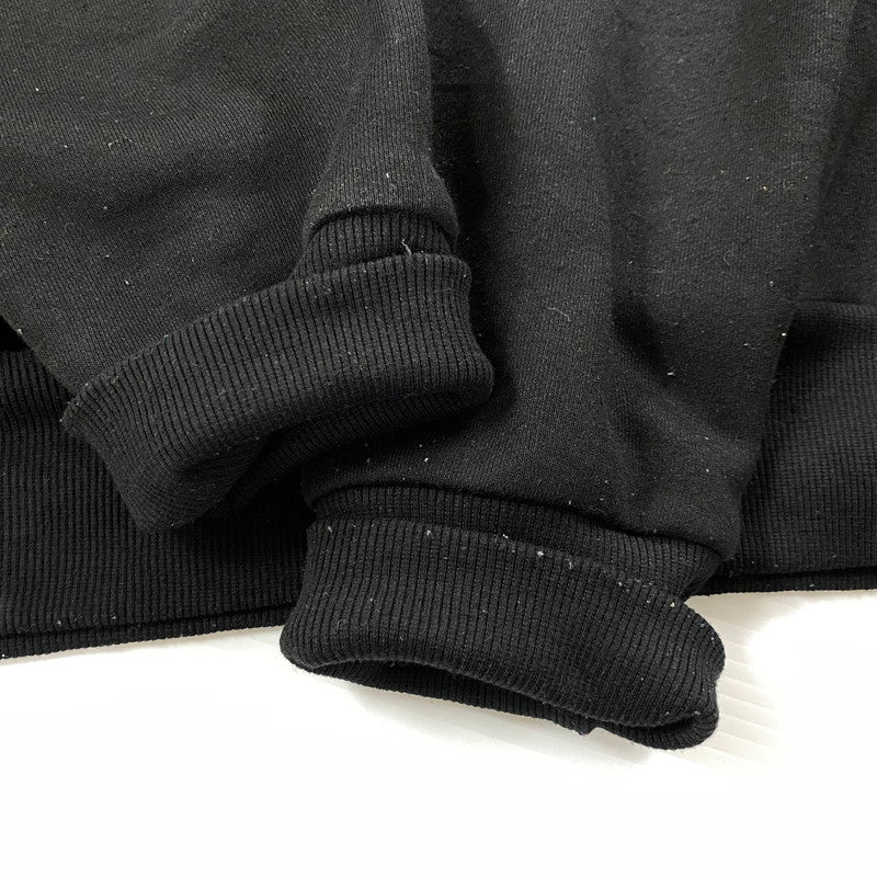【中古品】【メンズ】 UNKNOWN WHY MEN ARE SCARED OF YOU PRINT SWEAT プリント スウェット 長袖 トップス トレーナー 147-251125-yo-17-tei サイズ：L カラー：ブラック 万代Net店