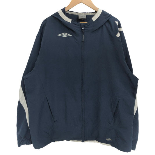 【中古品】【メンズ】 UMBRO アンブロ 00S TRACK JACKET トラックジャケット アウター 古着 ヴィンテージ 146-260430-rs-02-fur サイズ：ASIA 3XL カラー：ネイビー 万代Net店