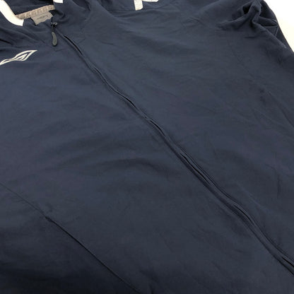 【中古品】【メンズ】 UMBRO アンブロ 00S TRACK JACKET トラックジャケット アウター 古着 ヴィンテージ 146-260430-rs-02-fur サイズ：ASIA 3XL カラー：ネイビー 万代Net店