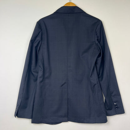 【中古品】【メンズ】 EDIFICE エディフィス WINDOWPANE TAILORED JACKET 17-010-320-2003-3-0 ウィンドーペン テーラードジャケット アウター カジュアルジャケット 147-260816-kk-07-hon サイズ：44 カラー：ネイビー 万代Net店
