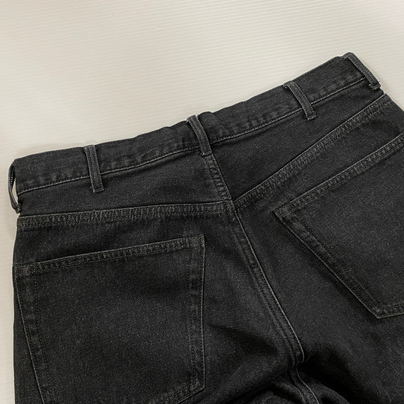 【中古品】【メンズ】 BEAMS ビームス 5POCKET SHORT WIDE DENIM PANTS 38-21-0040-791 5ポケット ショート ワイド デニムパンツ ボトムス ハーフパンツ 158-251125-yo-26-tei サイズ：M カラー：ブラック 万代Net店