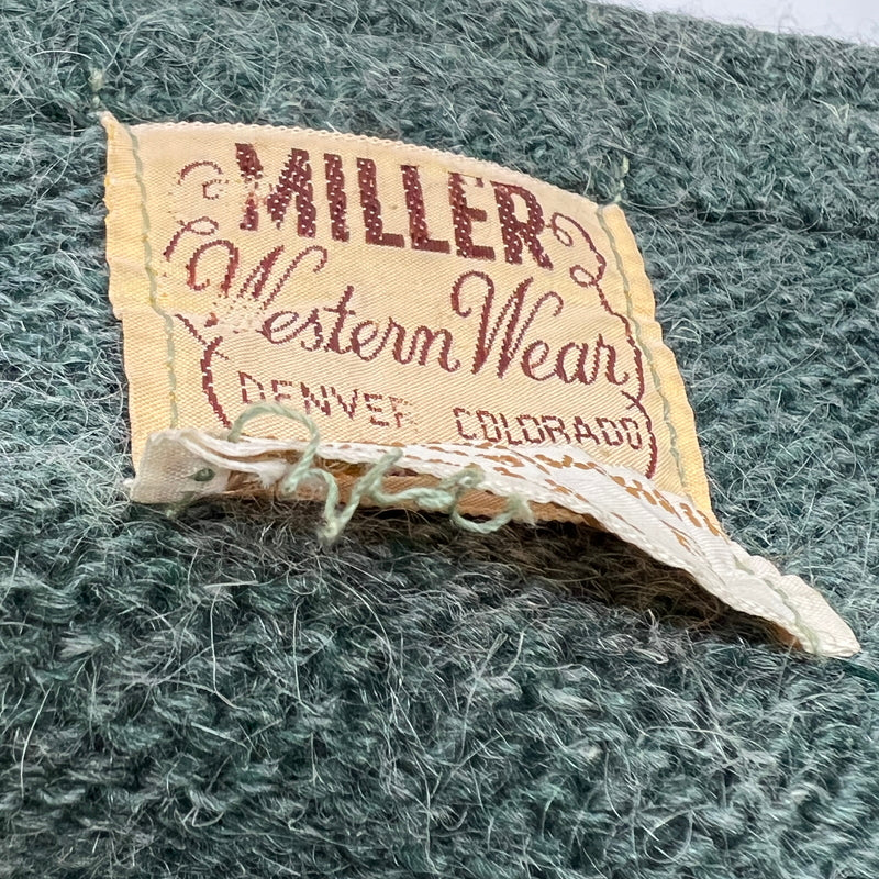 【現状渡し品】【メンズ】 MILLER ミラー MOHAIR CARDIGAN VINTAGE モヘアカーディガン トップス ニット ヴィンテージ 145-260816-kk-11-hon サイズ：L カラー：グリーン 万代Net店