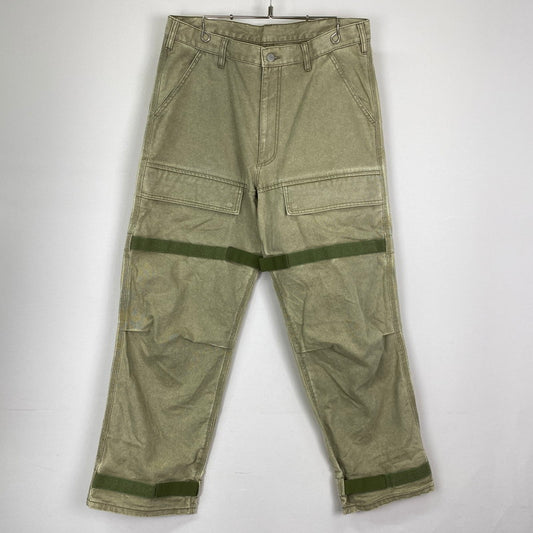 【中古品】【メンズ】 BEAMS ビームス SHUTTLE PANTS 11-24-1488-139 シャトルパンツ ボトムス 158-251125-yo-27-tei サイズ：L カラー：OLIVE 万代Net店