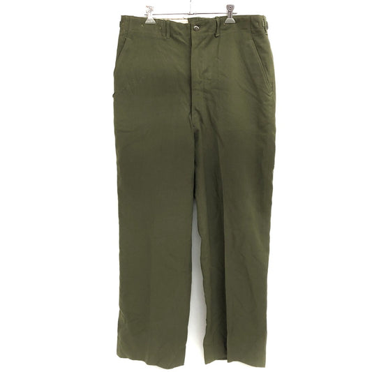 【現状渡し品】【メンズ】 US.ARMY ユーエスアーミー M-51 WOOL TROUSERS 8415-00-231-7203 パンツ ボトムス 古着 ヴィンテージ 157-260430-rs-04-fur サイズ：M カラー：カーキ・オリーブ系 万代Net店
