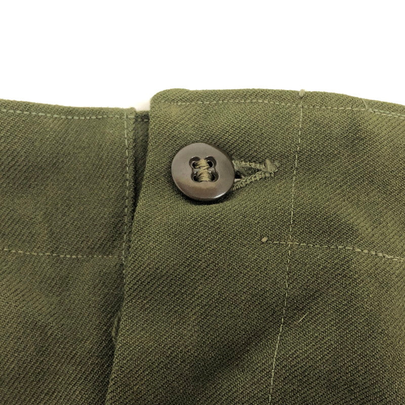 【現状渡し品】【メンズ】 US.ARMY ユーエスアーミー M-51 WOOL TROUSERS 8415-00-231-7203 パンツ ボトムス 古着 ヴィンテージ 157-260430-rs-04-fur サイズ：M カラー：カーキ・オリーブ系 万代Net店