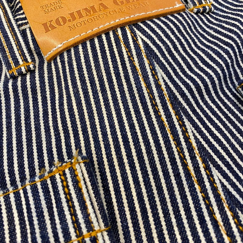 【中古品】【メンズ】 KOJIMA GENES コジマジーンズ HICKORY STRIPE DENIM PANTS ヒッコリー ストライプ デニム パンツ ボトムス 156-260602-kh-01-izu サイズ：34 カラー：インディゴ×ホワイト系 万代Net店