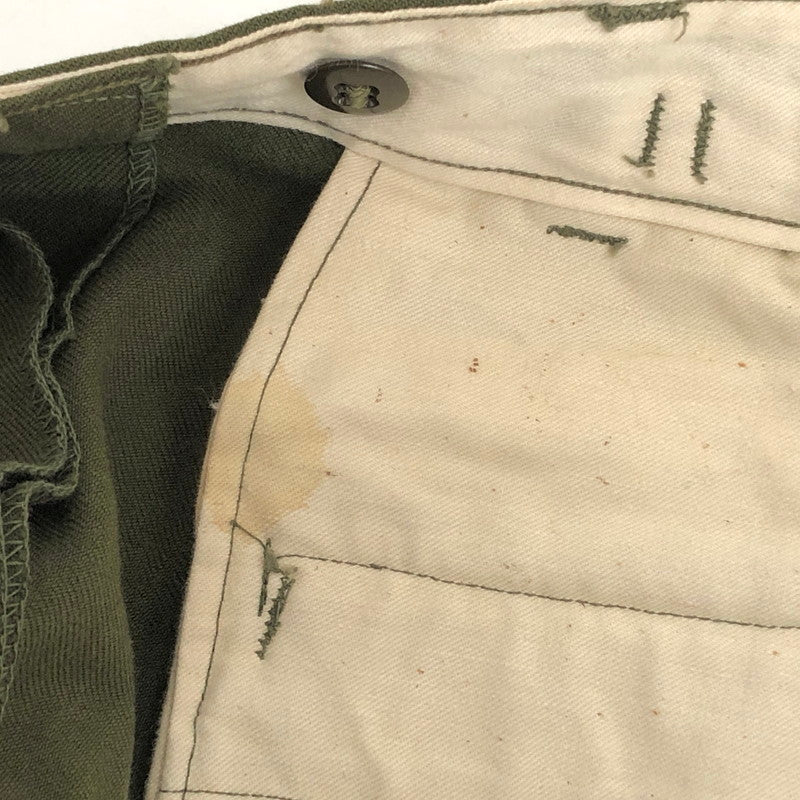 【現状渡し品】【メンズ】 US.ARMY ユーエスアーミー M-51 WOOL TROUSERS 8415-00-231-7203 パンツ ボトムス 古着 ヴィンテージ 157-260430-rs-04-fur サイズ：M カラー：カーキ・オリーブ系 万代Net店