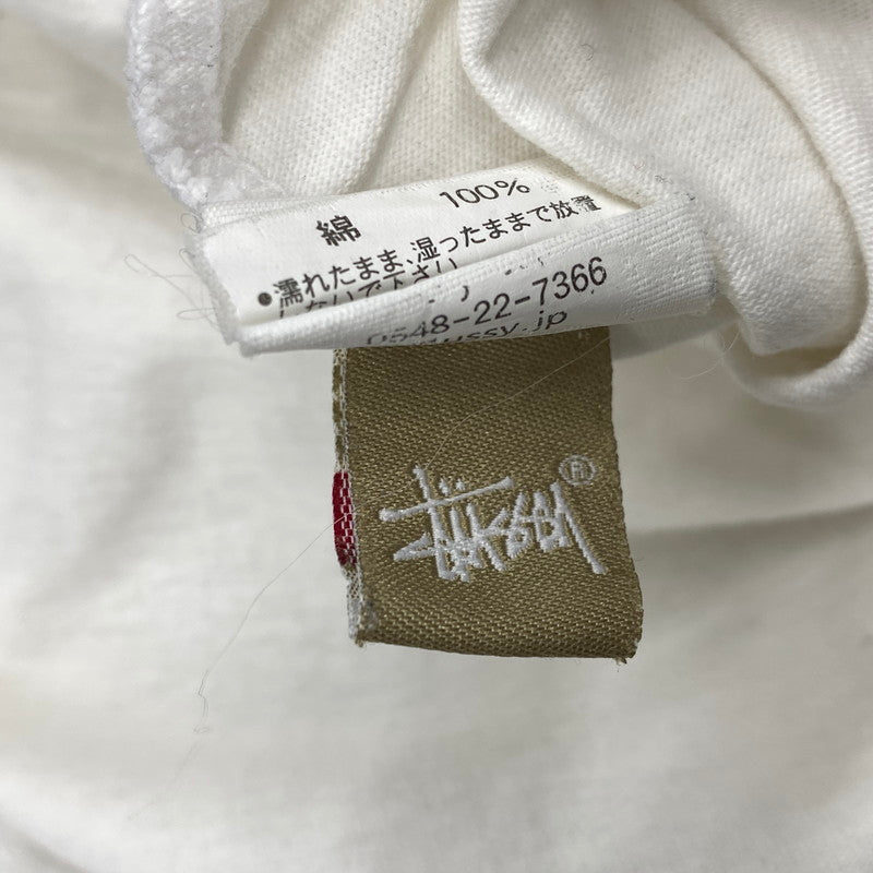 【中古品】【メンズ】 STUSSY ステューシー 金タグ LOCAL COLOR SNDI INTERNATIONAL TRIBE TEE ローカル カラー インターナショナル トライブ Tシャツ トップス 142-260602-kh-06-izu サイズ：XXL カラー：ホワイト 万代Net店