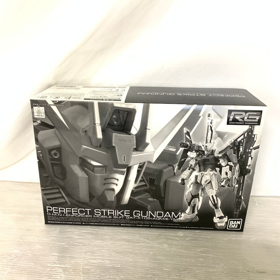 【現状渡し品】 RG GAT-X105+AQM E-YM1 パーフェクトストライクガンダム 機動戦士ガンダムSEED HDリマスター 058-261006-MS-09-min 万代Net店