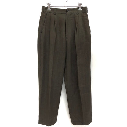 【中古品】【メンズ】 JUN MEN ジュンメン CELINO MODEL SLACKS スラックス パンツ ボトムス 古着 ヴィンテージ 157-260430-rs-09-fur サイズ：74 カラー：オリーブ系 万代Net店