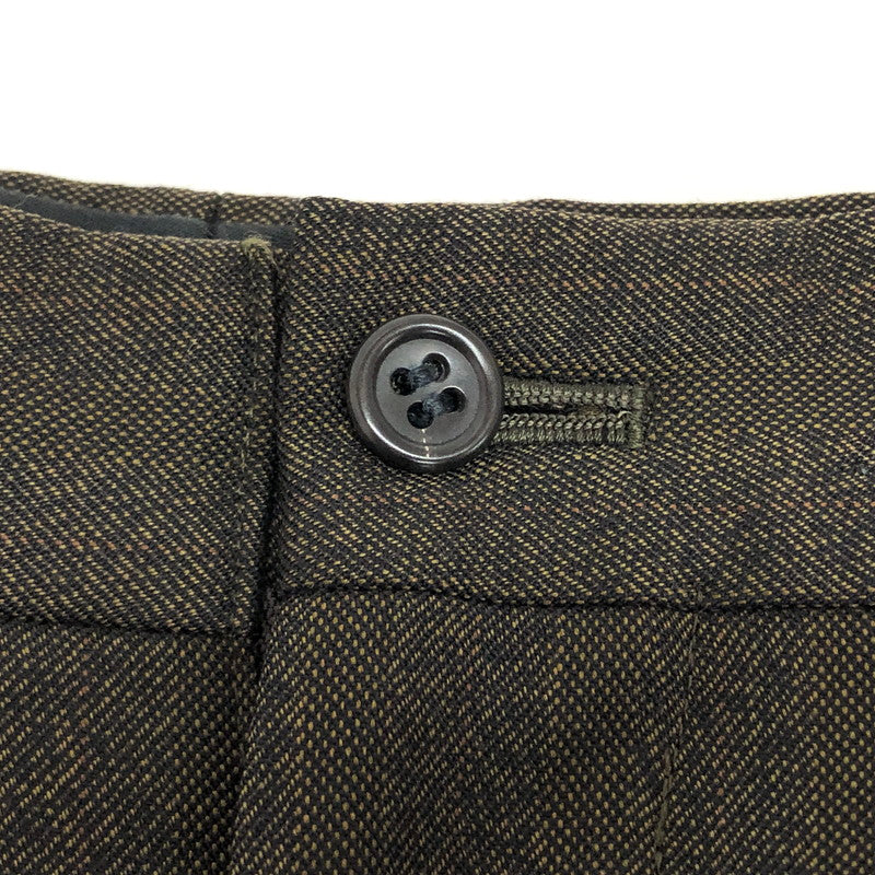 【中古品】【メンズ】 JUN MEN ジュンメン CELINO MODEL SLACKS スラックス パンツ ボトムス 古着 ヴィンテージ 157-260430-rs-09-fur サイズ：74 カラー：オリーブ系 万代Net店