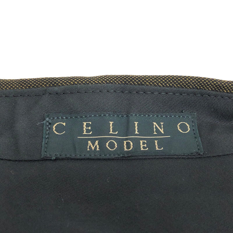 【中古品】【メンズ】 JUN MEN ジュンメン CELINO MODEL SLACKS スラックス パンツ ボトムス 古着 ヴィンテージ 157-260430-rs-09-fur サイズ：74 カラー：オリーブ系 万代Net店