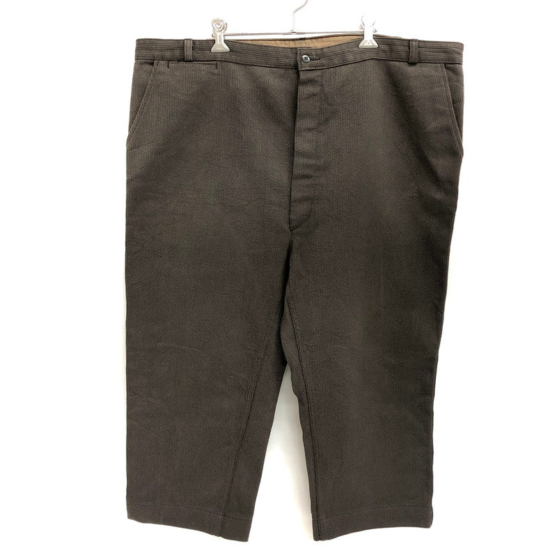 【中古品】【メンズ】 MAGASINS BLEUS WORK PANTS パンツ ボトムス 古着 ヴィンテージ 157-260501-rs-04-fur サイズ：T58 L カラー：ブラウン 万代Net店