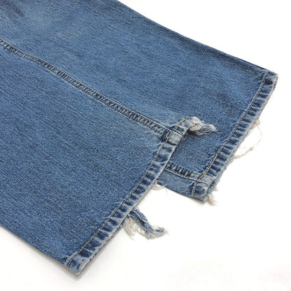 【現状渡し品】【メンズ/レディース】 ST.JOHNS BAY 90S DENIM PANT デニムパンツ Gパン ジーンズ ボトムス 古着 ヴィンテージ 157-260501-rs-01-fur サイズ：4 カラー：インディゴ 万代Net店
