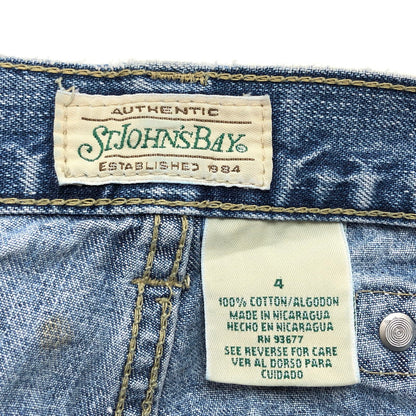 【現状渡し品】【メンズ/レディース】 ST.JOHNS BAY 90S DENIM PANT デニムパンツ Gパン ジーンズ ボトムス 古着 ヴィンテージ 157-260501-rs-01-fur サイズ：4 カラー：インディゴ 万代Net店