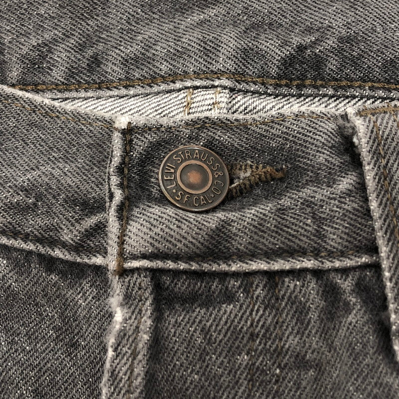 【中古品】【メンズ】 LEVI'S リーバイス BLACK DENIM PANTS 501-0658 刻印653 ブラックデニムパンツ ストレート ボトムス 古着 ヴィンテージ 157-260501-rs-02-fur サイズ：W30 L34 カラー：ブラックインディゴ系 万代Net店