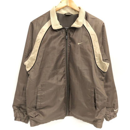 【ジャンク品】【メンズ】 NIKE ナイキ セットアップ トラックジャケット トラックパンツ ジャージ 2点セット 古着 スポーツ系 ヴィンテージ系 148-250822-rs-02-fur サイズ：M カラー：ブラウン 万代Net店