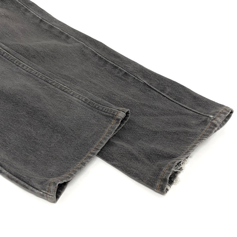 【中古品】【メンズ】 LEVI'S リーバイス BLACK DENIM PANTS 501-0658 刻印653 ブラックデニムパンツ ストレート ボトムス 古着 ヴィンテージ 157-260501-rs-02-fur サイズ：W30 L34 カラー：ブラックインディゴ系 万代Net店
