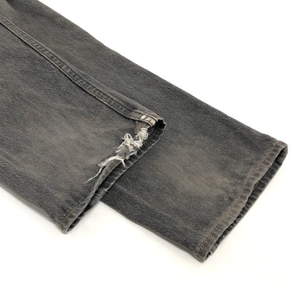 【中古品】【メンズ】 LEVI'S リーバイス BLACK DENIM PANTS 501-0658 刻印653 ブラックデニムパンツ ストレート ボトムス 古着 ヴィンテージ 157-260501-rs-02-fur サイズ：W30 L34 カラー：ブラックインディゴ系 万代Net店