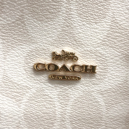 【中古品】【レディース】 COACH コーチ MOLLIE TOTE 25 IN SIGNATURE CANVAS C4250 モリートート ショルダーバッグ ハンドバッグ 鞄 180-261014-rs-04-fur カラー：ホワイト/ベージュ 万代Net店