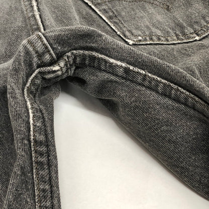 【中古品】【メンズ】 LEVI'S リーバイス BLACK DENIM PANTS 501-0658 刻印653 ブラックデニムパンツ ストレート ボトムス 古着 ヴィンテージ 157-260501-rs-02-fur サイズ：W30 L34 カラー：ブラックインディゴ系 万代Net店
