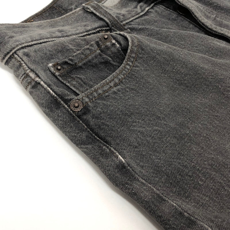 【中古品】【メンズ】 LEVI'S リーバイス BLACK DENIM PANTS 501-0658 刻印653 ブラックデニムパンツ ストレート ボトムス 古着 ヴィンテージ 157-260501-rs-02-fur サイズ：W30 L34 カラー：ブラックインディゴ系 万代Net店