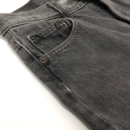 【中古品】【メンズ】 LEVI'S リーバイス BLACK DENIM PANTS 501-0658 刻印653 ブラックデニムパンツ ストレート ボトムス 古着 ヴィンテージ 157-260501-rs-02-fur サイズ：W30 L34 カラー：ブラックインディゴ系 万代Net店