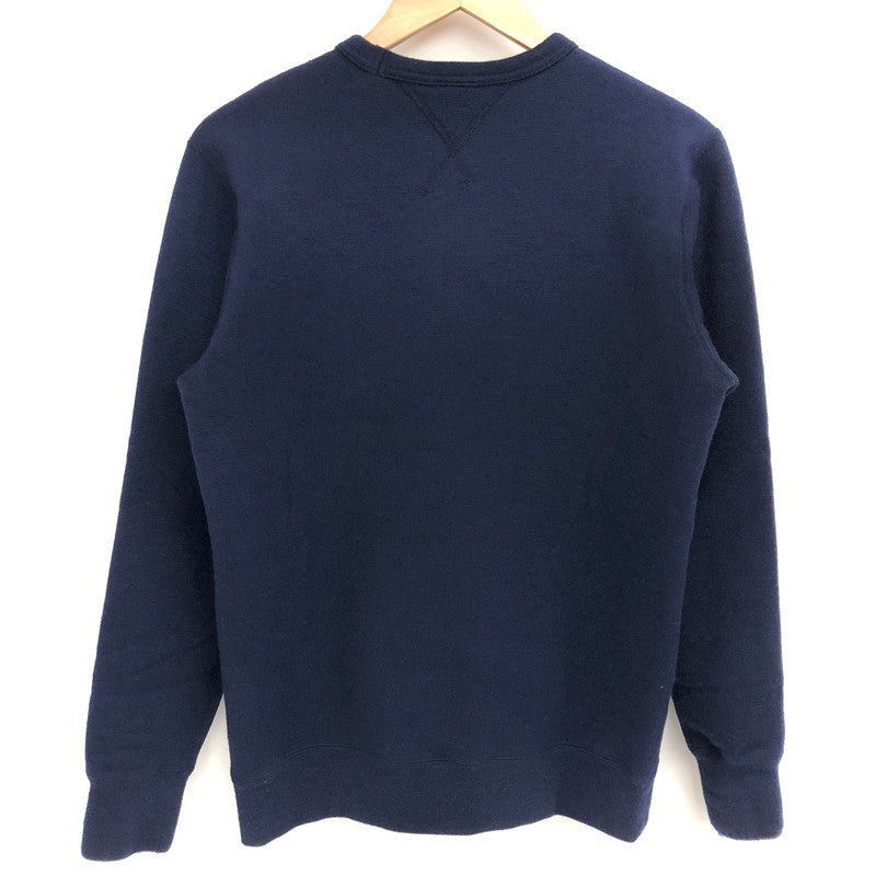 【中古品】【メンズ】 Yetina イエティナ SWEAT SHIRT スウェット トレーナー 長袖 トップス 140-260205-rs-04-fur サイズ：S カラー：ダークネイビー 万代Net店