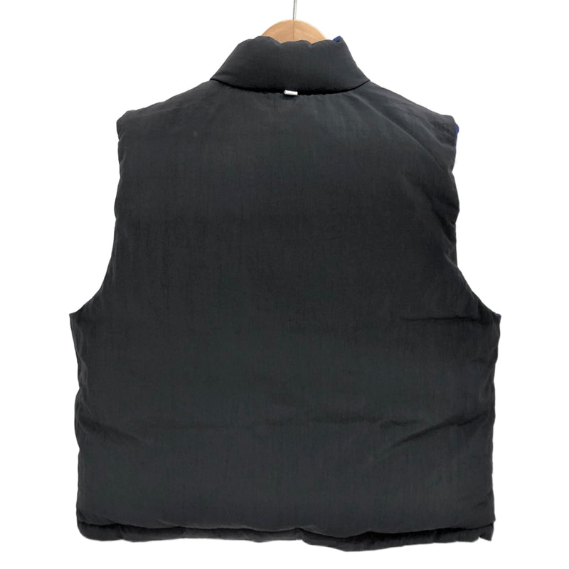 【中古品】【メンズ】 STUSSY ステューシー Reversible Down Workgear Vest 115676 ダウンベスト リバーシブル アウター 古着 142-261014-rs-05-fur サイズ：S カラー：ブルー×ブラック 万代Net店