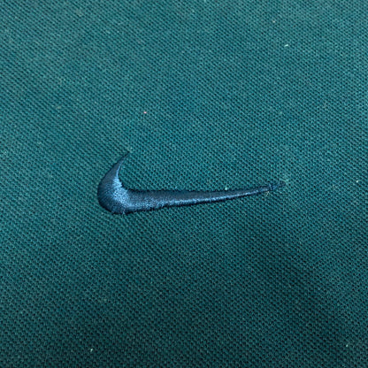 【中古品】【メンズ】 NIKE ナイキ 90S S/S LOGO POLOSHIRT 半袖 ポロシャツ トップス ペルー製 古着 ヴィンテージ 146-260501-rs-05-fur サイズ：M カラー：ブルーグリーン系 万代Net店