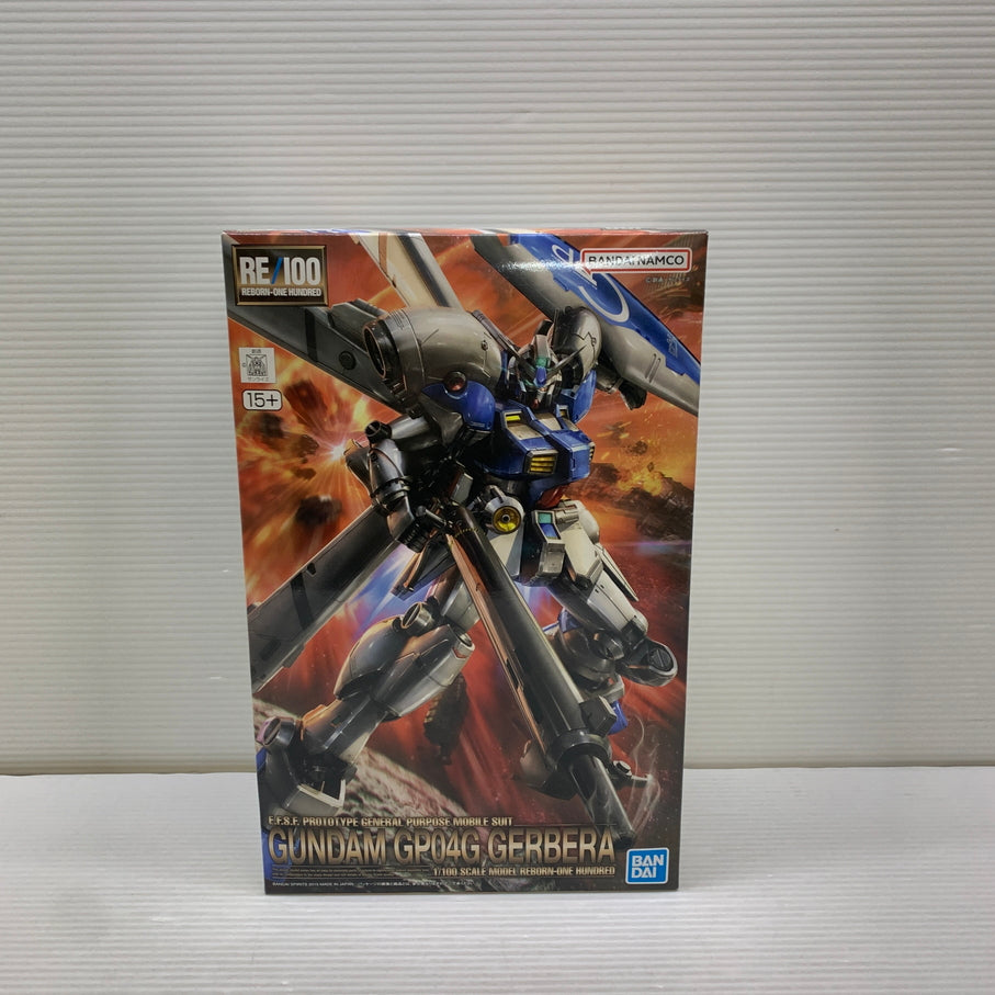 【現状渡し品】 RE 100 ガンダム試作4号機 GP04G ガーベラ ガンプラ 未組立 箱あり バンダイ 058-260825-YT-02-min 万代Net店