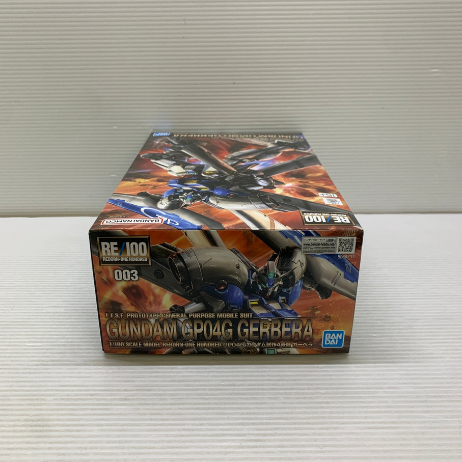 【現状渡し品】 RE 100 ガンダム試作4号機 GP04G ガーベラ ガンプラ 未組立 箱あり バンダイ 058-260825-YT-02-min 万代Net店