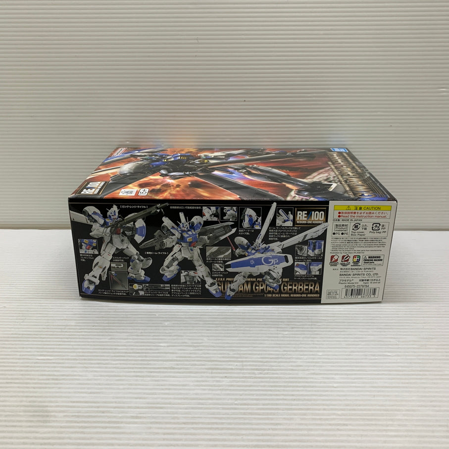 【現状渡し品】 RE 100 ガンダム試作4号機 GP04G ガーベラ ガンプラ 未組立 箱あり バンダイ 058-260825-YT-02-min 万代Net店