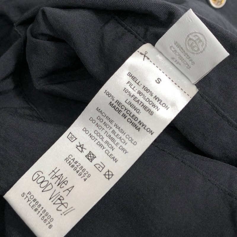【中古品】【メンズ】 STUSSY ステューシー Reversible Down Workgear Vest 115676 ダウンベスト リバーシブル アウター 古着 142-261014-rs-05-fur サイズ：S カラー：ブルー×ブラック 万代Net店