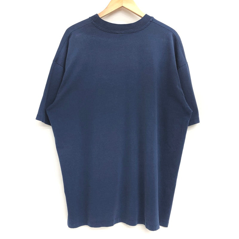 【現状渡し品】【メンズ】 Hanes ヘインズ 80S FIRE DEPT. S/S TEE プリント Tシャツ 半袖 トップス 古着 ヴィンテージ 146-260501-rs-07-fur サイズ：XXL(50-52) カラー：ネイビー 万代Net店