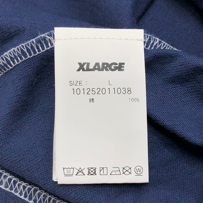 【中古品】【メンズ】 XLARGE エクストララージ MILITARY S/S POCKET TEE 101252011038 ミリタリー 半袖 Tシャツ トップス 142-260721-rs-02-fur サイズ：L カラー：ブルー 万代Net店