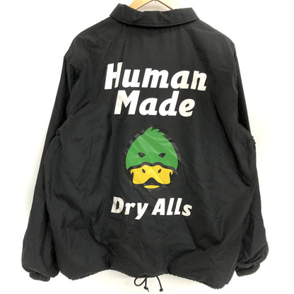 【現状渡し品】【メンズ】 HUMAN MADE ヒューマンメード Coach Jacket コーチジャケット バックプリント ブルゾン アウター 142-251125-rs-05-fur サイズ：XXL カラー：ブラック 万代Net店