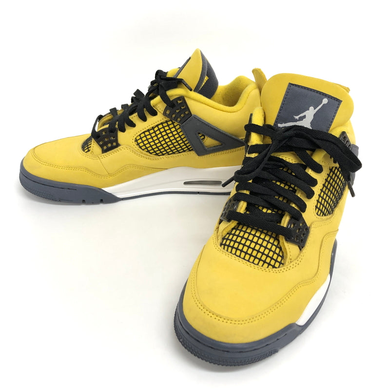 【中古品】【メンズ】 NIKE ナイキ AIR JORDAN 4 CT8527-700 エア ジョーダン レトロ スニーカー シューズ 靴 160-261015-rs-02-fur サイズ：27.5cm US9.5 カラー：ツアーイエロー 万代Net店