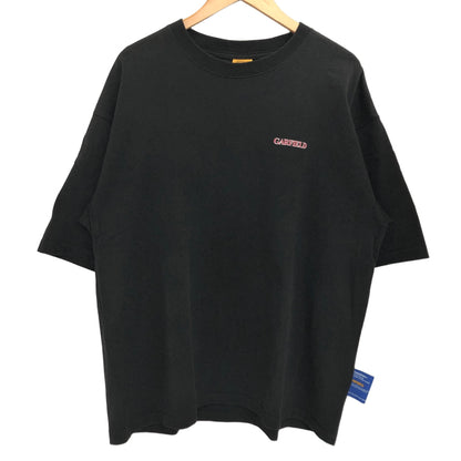 【中古品】【メンズ】 Sequence × CARFIELD シーケンス I LIVE FOR WEEKENDS PRINT S/S TEE プリント Tシャツ 半袖 トップス 142-260721-rs-03-fur サイズ：XL カラー：ブラック 万代Net店