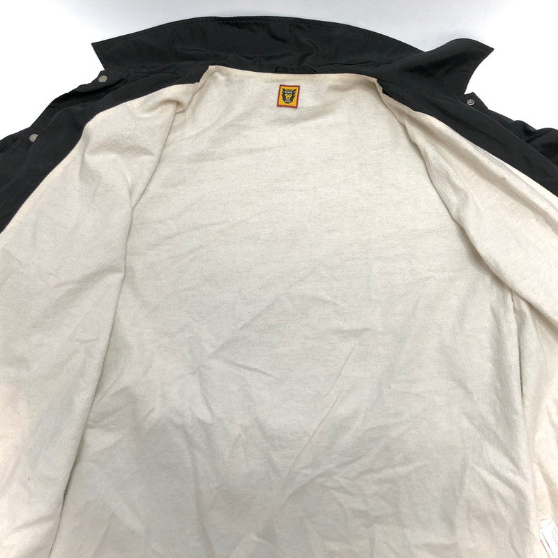 【現状渡し品】【メンズ】 HUMAN MADE ヒューマンメード Coach Jacket コーチジャケット バックプリント ブルゾン アウター 142-251125-rs-05-fur サイズ：XXL カラー：ブラック 万代Net店