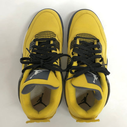 【中古品】【メンズ】 NIKE ナイキ AIR JORDAN 4 CT8527-700 エア ジョーダン レトロ スニーカー シューズ 靴 160-261015-rs-02-fur サイズ：27.5cm US9.5 カラー：ツアーイエロー 万代Net店