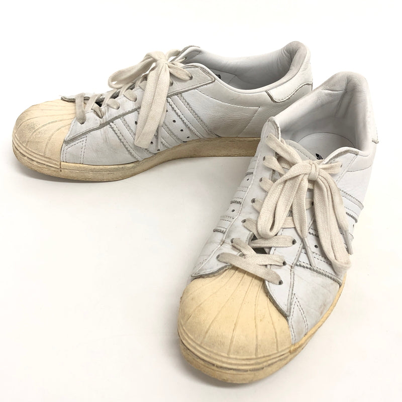 【現状渡し品】【メンズ】 adidas アディダス SUPER STAR 80'S DLX S75016 スーパースター ラックス スニーカー シューズ 靴 161-261015-rs-03-fur サイズ：26.0cm US8 カラー：ホワイト系 万代Net店