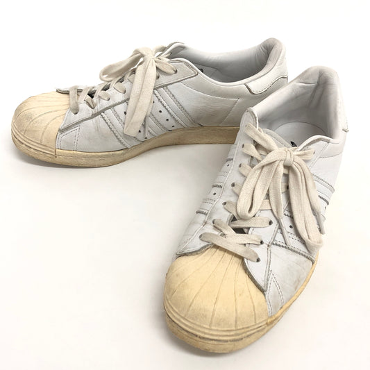 【現状渡し品】【メンズ】 adidas アディダス SUPER STAR 80'S DLX S75016 スーパースター ラックス スニーカー シューズ 靴 161-261015-rs-03-fur サイズ：26.0cm US8 カラー：ホワイト系 万代Net店