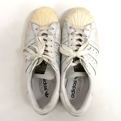 【現状渡し品】【メンズ】 adidas アディダス SUPER STAR 80'S DLX S75016 スーパースター ラックス スニーカー シューズ 靴 161-261015-rs-03-fur サイズ：26.0cm US8 カラー：ホワイト系 万代Net店